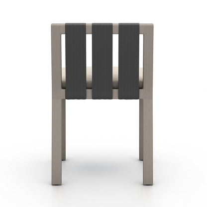 Four Hands - Solano - Sonoma Outdoor Dining Chair, Weathered Grey - Faye Sand - 227508-008_CLOSEOUT view 4
