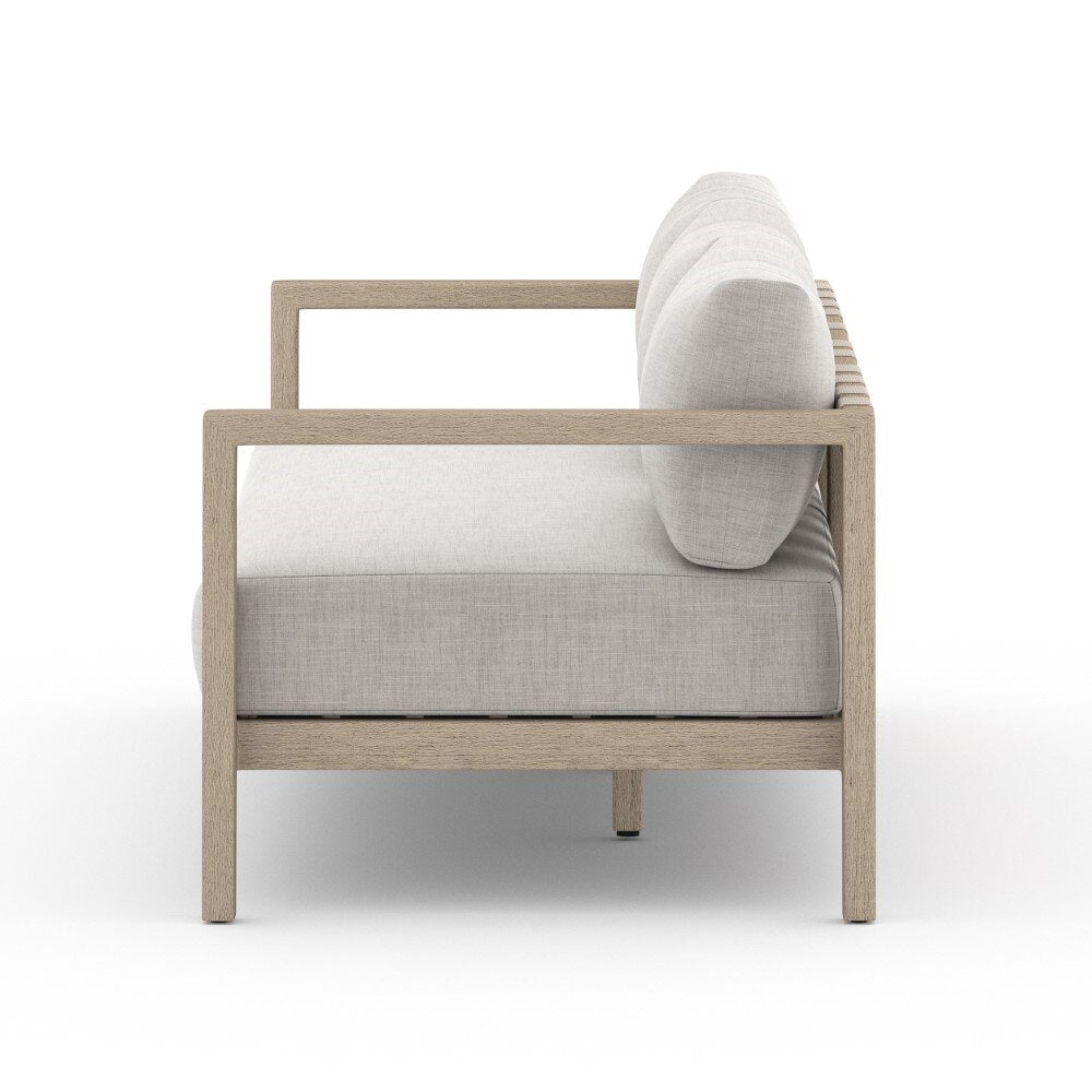 Four Hands - Sonoma Outdoor Sofa 88in - Brown/Stone Grey - JSOL-10502K-561 veiw 3