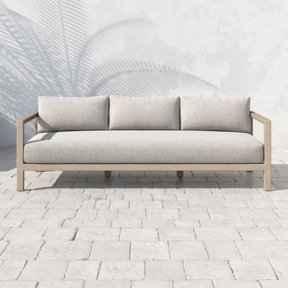 Four Hands - Sonoma Outdoor Sofa 88in - Brown/Stone Grey - JSOL-10502K-561 veiw 4