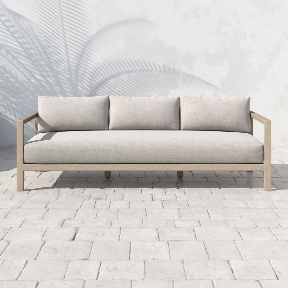 Four Hands - Sonoma Outdoor Sofa 88in - Brown/Stone Grey - JSOL-10502K-561 veiw 5