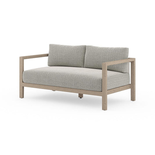 Four Hands - Solano - Sonoma Outdoor Sofa, Washed Brown - Faye Ash - JSOL-10402K-970_CLOSEOUT view 1