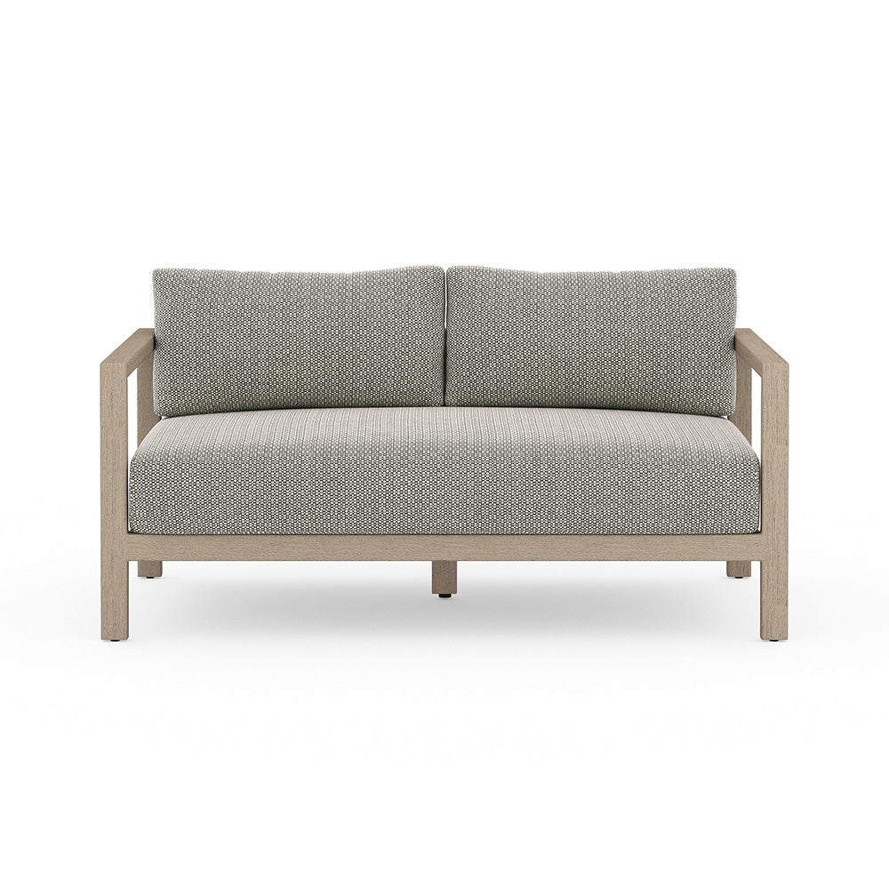 Four Hands - Solano - Sonoma Outdoor Sofa, Washed Brown - Faye Ash - JSOL-10402K-970_CLOSEOUT view 2