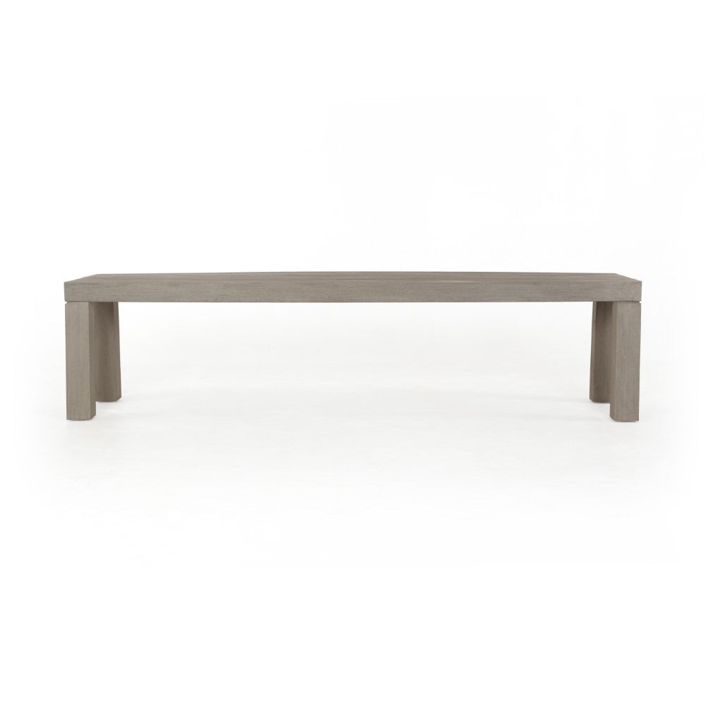 Four Hands - Sonora Outdoor Dining Bench 72in - Grey - JSOL-054 veiw 5