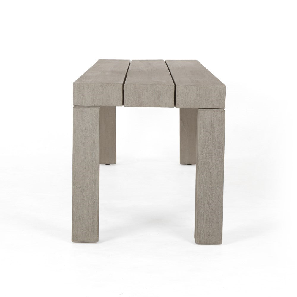 Four Hands - Sonora Outdoor Dining Bench 72in - Grey - JSOL-054 veiw 6