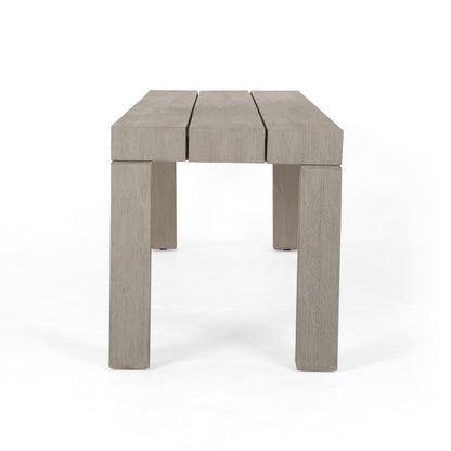 Four Hands - Sonora Outdoor Dining Bench 72in - Grey - JSOL-054 veiw 6
