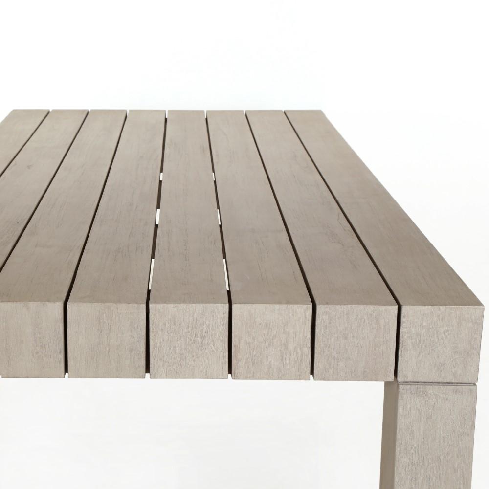 Four Hands - Sonora Outdoor Dining Table 87in - Grey - JSOL-055 veiw 5