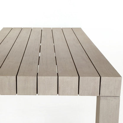 Four Hands - Sonora Outdoor Dining Table 87in - Grey - JSOL-055 veiw 5