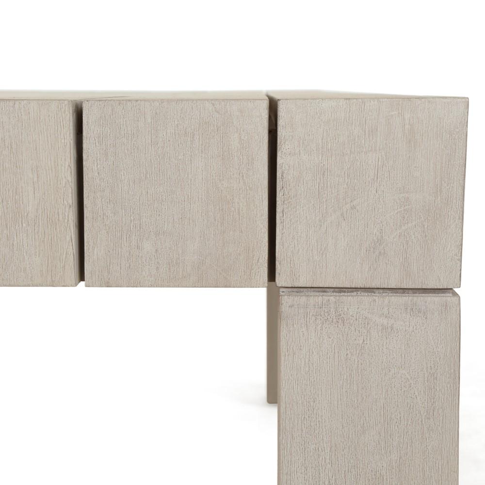 Four Hands - Sonora Outdoor Dining Table 87in - Grey - JSOL-055 veiw 6