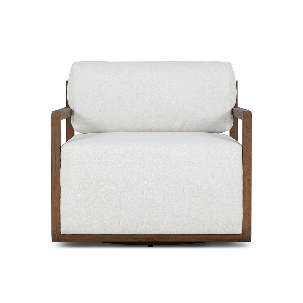 Four Hands - Solano - Stroud Outdoor Swivel Chair - Alessi Linen - 235141-024_CLOSEOUT view 2