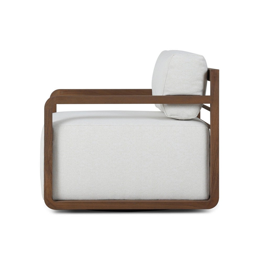 Four Hands - Solano - Stroud Outdoor Swivel Chair - Alessi Linen - 235141-024_CLOSEOUT view 3