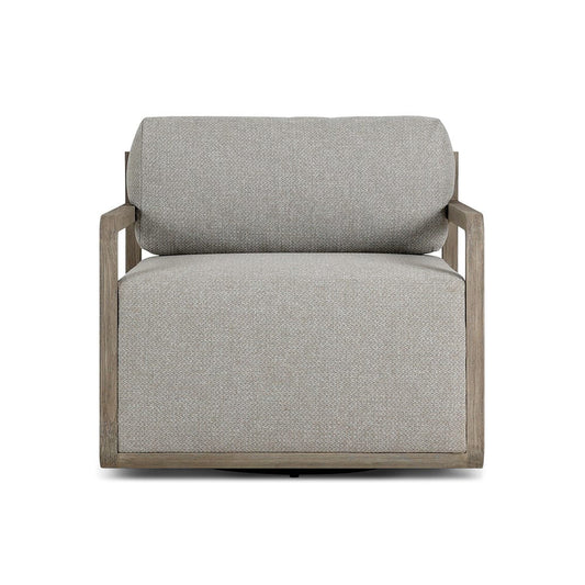 Four Hands - Solano - Stroud Outdoor Swivel Chair - Hayes Fog - 235141-023_CLOSEOUT view 2