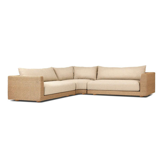 Four Hands - Solano - Sylvan Outdoor 3Pc Sectional - Casa Cream - 242082-001 veiw 1