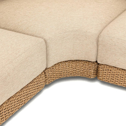 Four Hands - Solano - Sylvan Outdoor 3Pc Sectional - Casa Cream - 242082-001 veiw 9