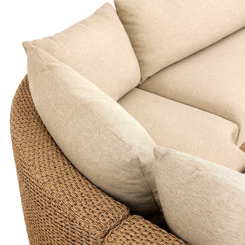 Four Hands - Solano - Sylvan Outdoor 3Pc Sectional - Casa Cream - 242082-001 veiw 10