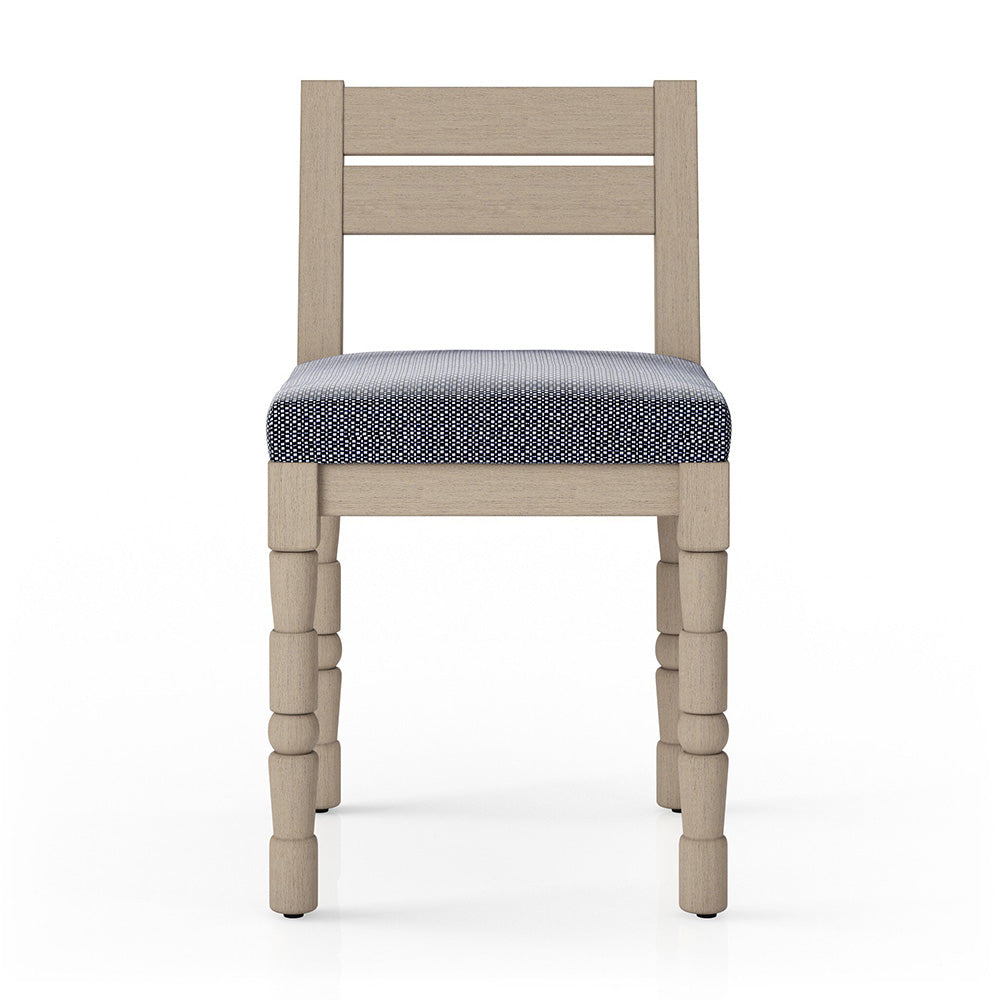 Four Hands - Solano - Waller Outdoor Dining Chair - Faye Navy - 228980-003_CLOSEOUT view 2