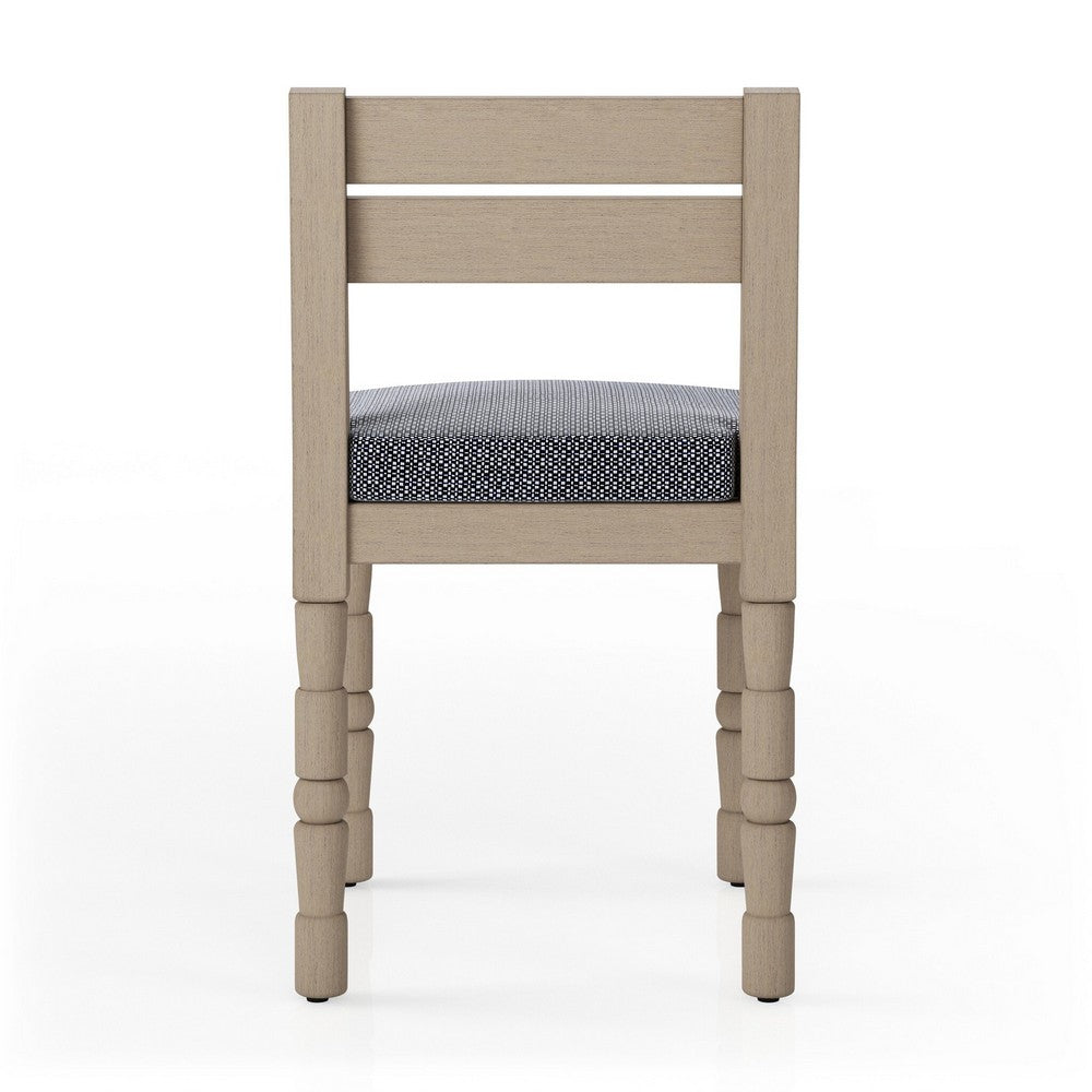 Four Hands - Solano - Waller Outdoor Dining Chair - Faye Navy - 228980-003_CLOSEOUT view 4