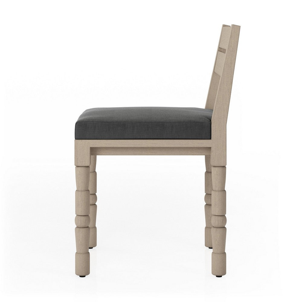 Four Hands - Solano - Waller Outdoor Dining Chair - Venao Charcoal - 228980-001_CLOSEOUT view 3