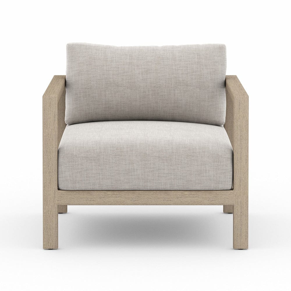 Four Hands - Sonoma Outdoor Chair, Washed Brown - Venao Grey - JSOL-10302K-561 view 1
