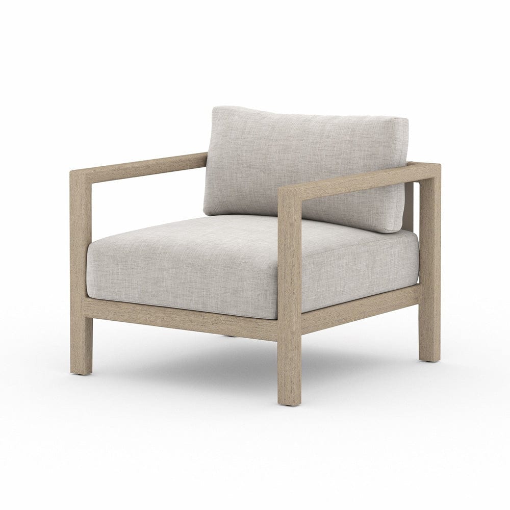 Four Hands - Sonoma Outdoor Chair, Washed Brown - Venao Grey - JSOL-10302K-561 view 2