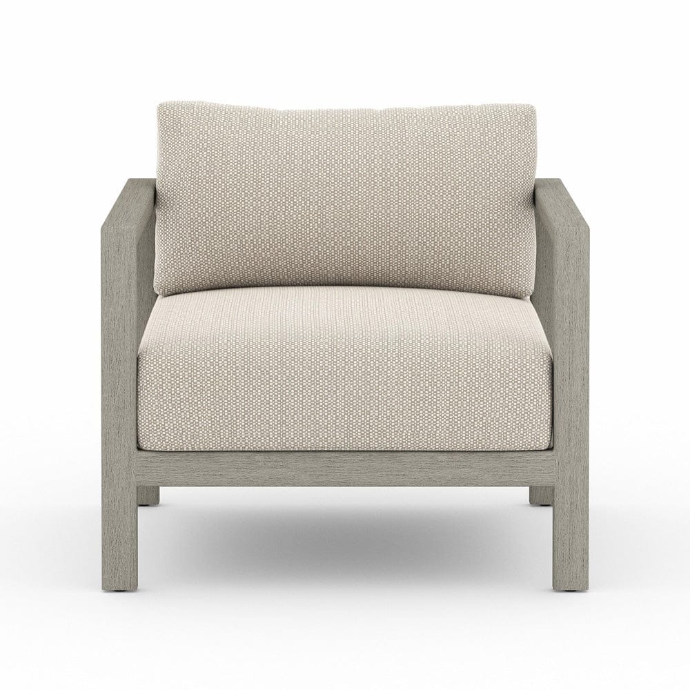 Four Hands - Sonoma Outdoor Chair, Weathered Grey - Faye Sand - JSOL-10301K-971 view 1