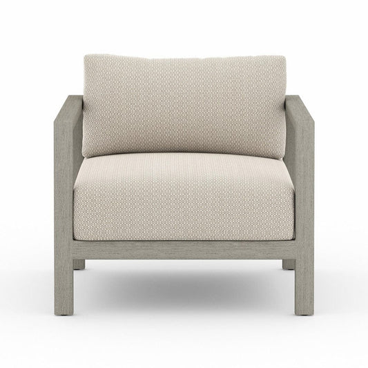 Four Hands - Sonoma Outdoor Chair, Weathered Grey - Faye Sand - JSOL-10301K-971 view 1