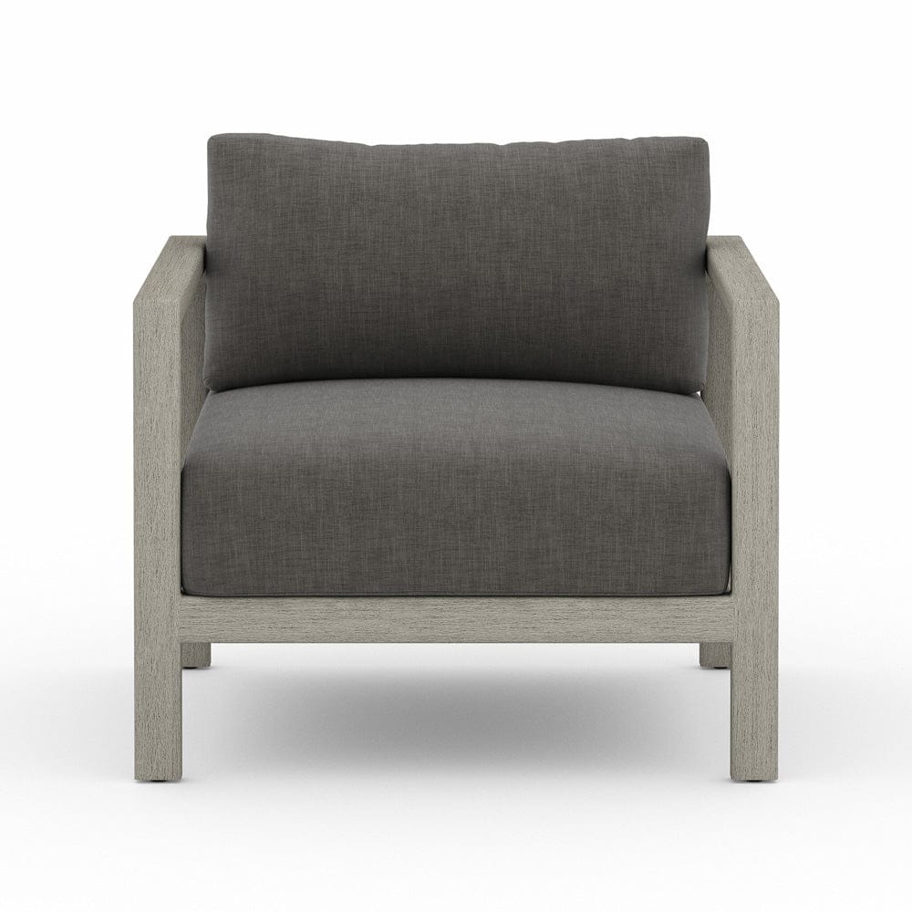 Four Hands - Sonoma Outdoor Chair, Weathered Grey - Venao Charcoal - JSOL-10301K-562 view 1