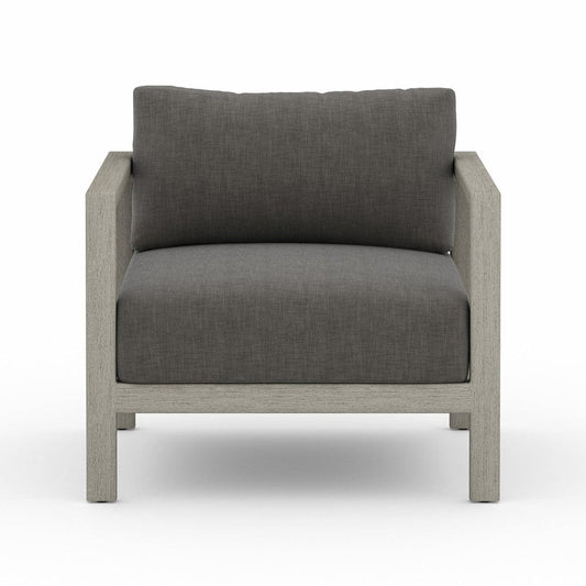 Four Hands - Sonoma Outdoor Chair, Weathered Grey - Venao Charcoal - JSOL-10301K-562 view 1