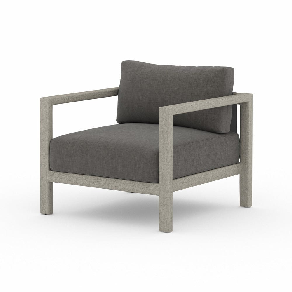 Four Hands - Sonoma Outdoor Chair, Weathered Grey - Venao Charcoal - JSOL-10301K-562 view 2