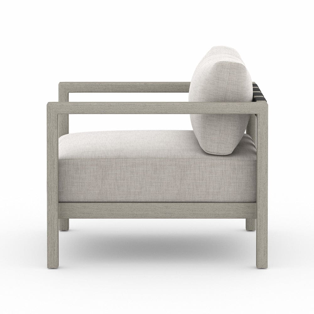 Four Hands - Sonoma Outdoor Chair, Weathered Grey - Venao Grey - JSOL-10301K-561 view 3