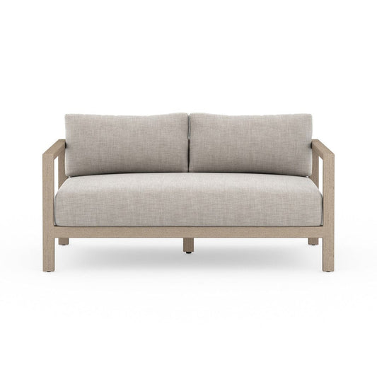 Four Hands - Sonoma Outdoor Sofa, Washed Brown - Venao Grey - JSOL-10402K-561 view 1