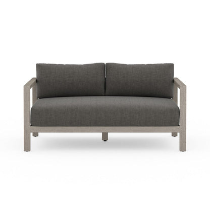 Four Hands - Sonoma Outdoor Sofa, Weathered Grey - Venao Charcoal - JSOL-10401K-562 view 1