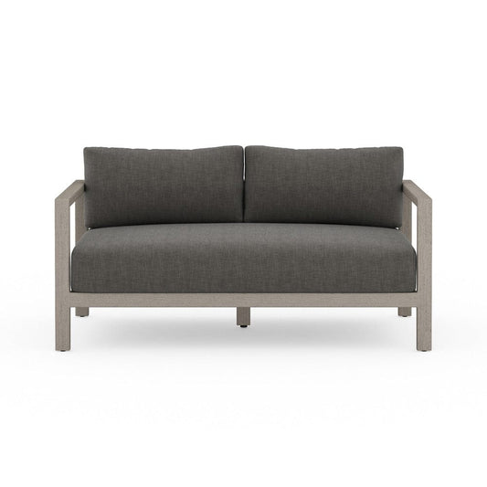Four Hands - Sonoma Outdoor Sofa, Weathered Grey - Venao Charcoal - JSOL-10401K-562 view 1