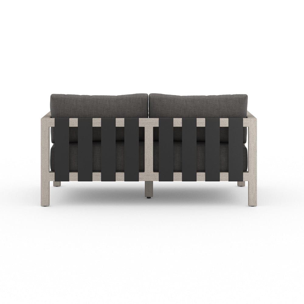 Four Hands - Sonoma Outdoor Sofa, Weathered Grey - Venao Charcoal - JSOL-10401K-562 view 4