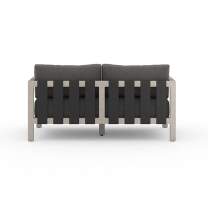 Four Hands - Sonoma Outdoor Sofa, Weathered Grey - Venao Charcoal - JSOL-10401K-562 view 4