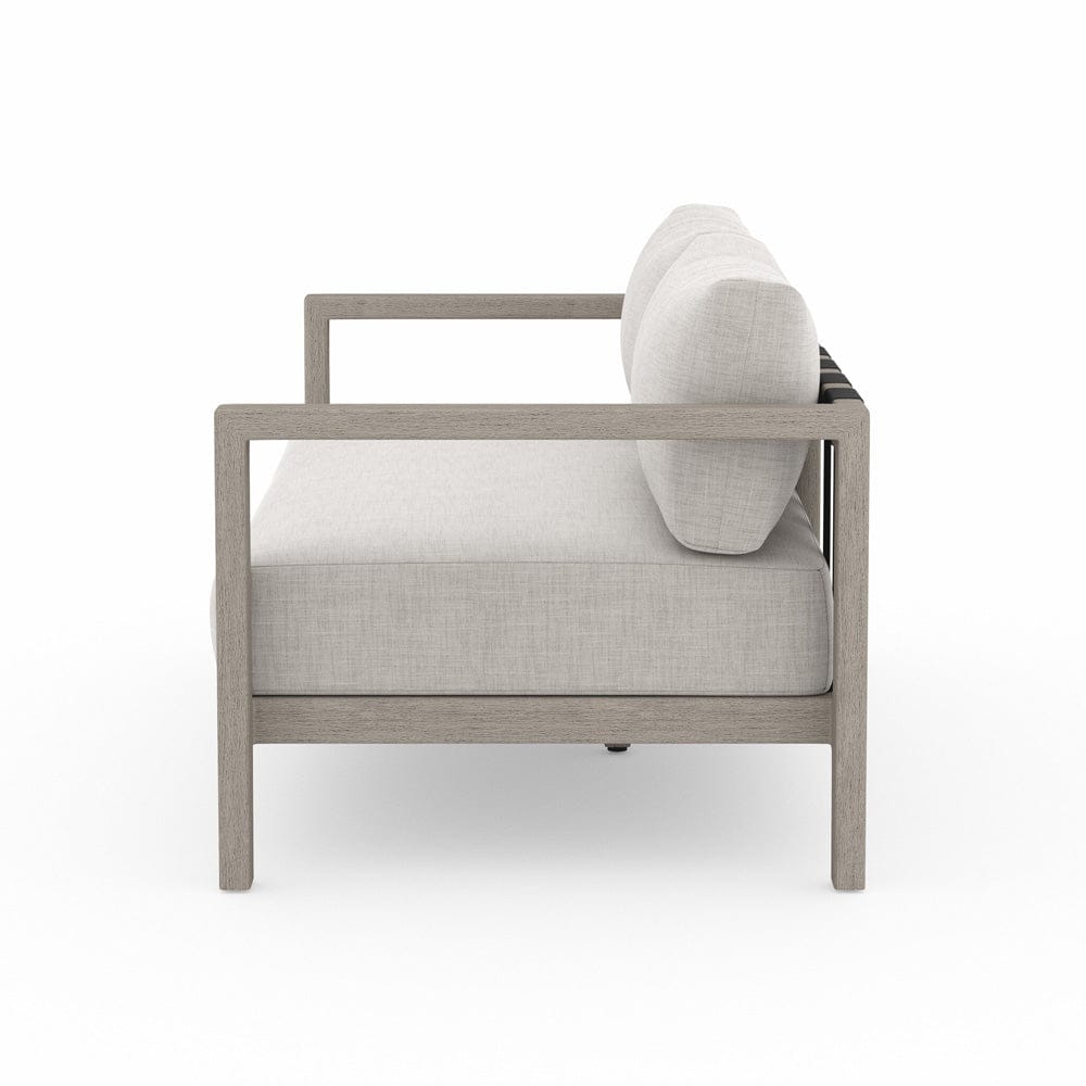Four Hands - Sonoma Outdoor Sofa, Weathered Grey - Venao Grey - JSOL-10401K-561 view 3