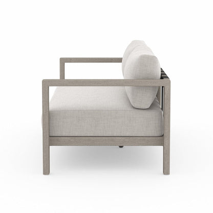 Four Hands - Sonoma Outdoor Sofa, Weathered Grey - Venao Grey - JSOL-10401K-561 view 3