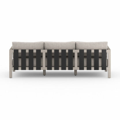 Four Hands - Sonoma Outdoor Sofa, Weathered Grey - Venao Grey - JSOL-10501K-561 view 4