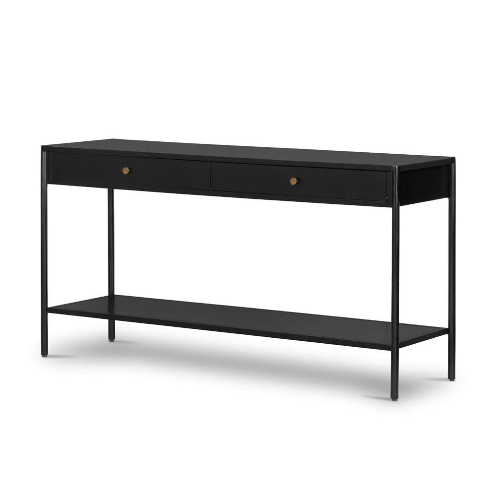 Four Hands - Soto Console Table - Black - 228775-001 veiw 1