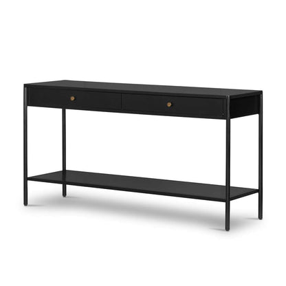 Four Hands - Soto Console Table - Black - 228775-001 veiw 1