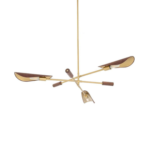 Four Hands - Stockton - Astrid Chandelier-Dark Brown Elek - 108769-006 veiw 1