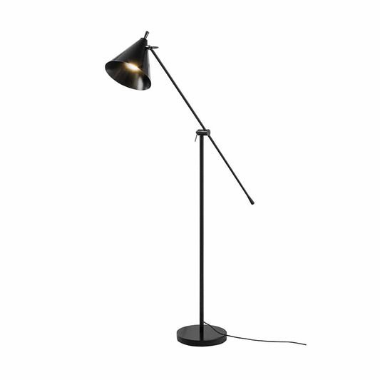 Four Hands - Stockton - Watkins Floor Lamp - Jet Black - 238889-005_CLOSEOUT view 1
