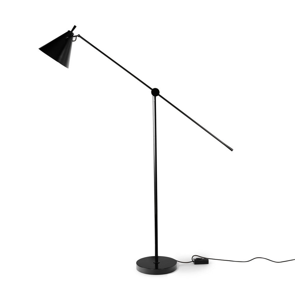 Four Hands - Stockton - Watkins Floor Lamp - Jet Black - 238889-005_CLOSEOUT view 4