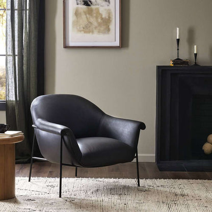 Four Hands - Suerte Chair - Carson Black - 226092-009 veiw 4
