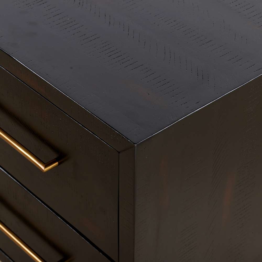 Four Hands - Suki Nightstand - Burnished Black - 108035-003 veiw 3