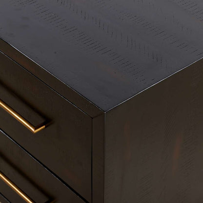Four Hands - Suki Nightstand - Burnished Black - 108035-003 veiw 3
