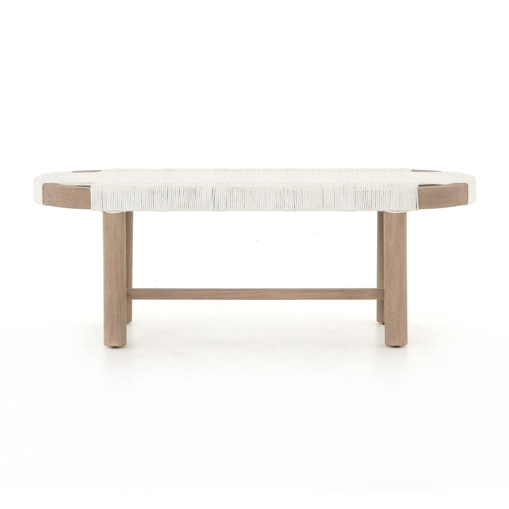 Four Hands - Sumner Outdoor Bench-Washed Brown - JSOL-029 veiw 4
