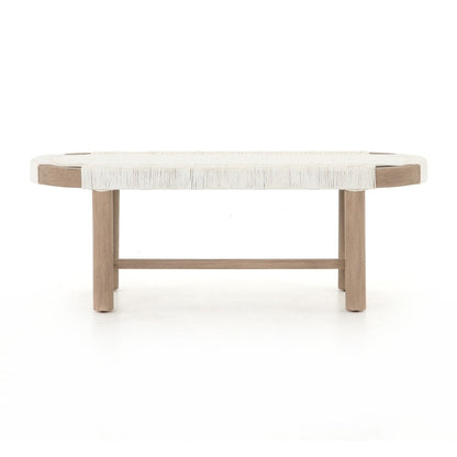 Four Hands - Sumner Outdoor Bench-Washed Brown - JSOL-029 veiw 4