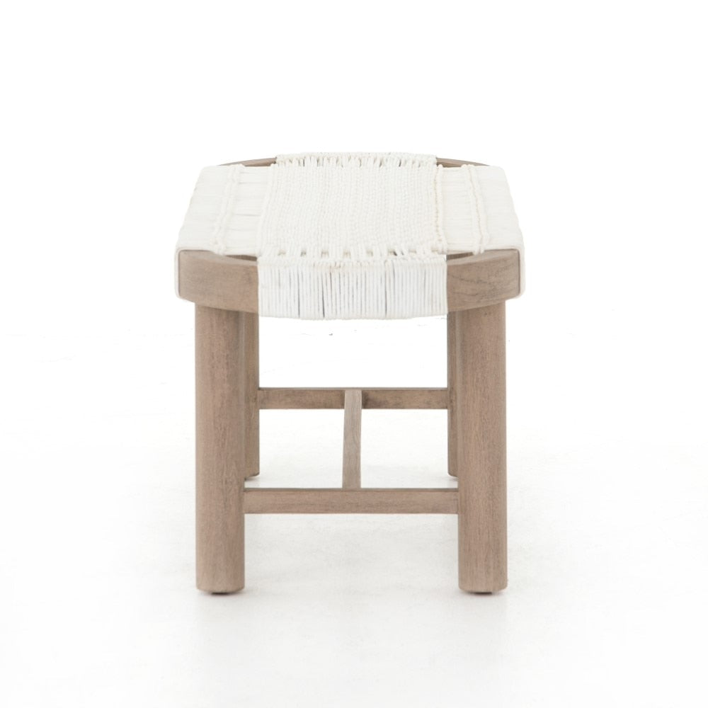 Four Hands - Sumner Outdoor Bench-Washed Brown - JSOL-029 veiw 5