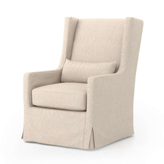 Four Hands - Swivel Wing Chair - Jette Linen - 106152-007 veiw 1