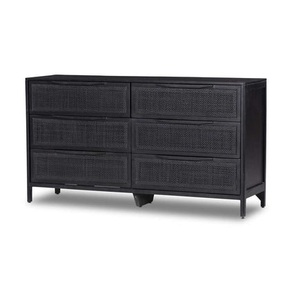 Four Hands - Sydney 6 Drawer Dresser - Black Cane - 224923-008 veiw 1